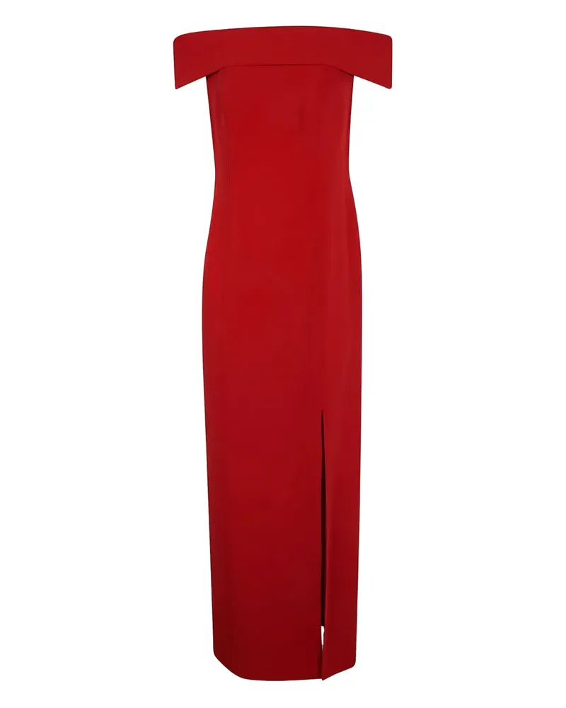 Ralph Lauren Schulterfreies Kleid - Rot Rot