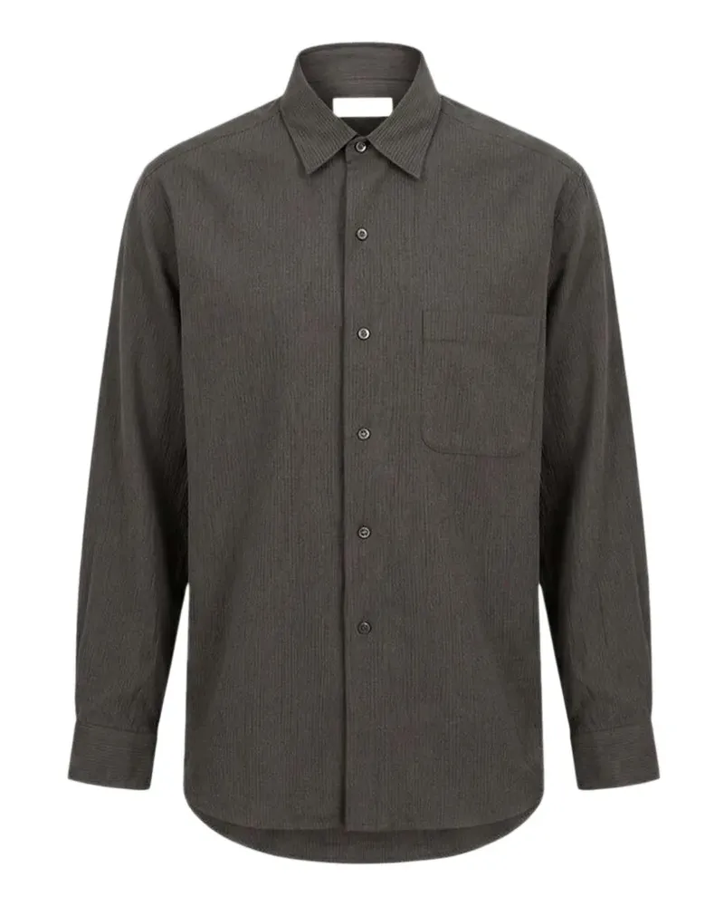 Kaptain Sunshine striped-pattern shirt - Grau Grau