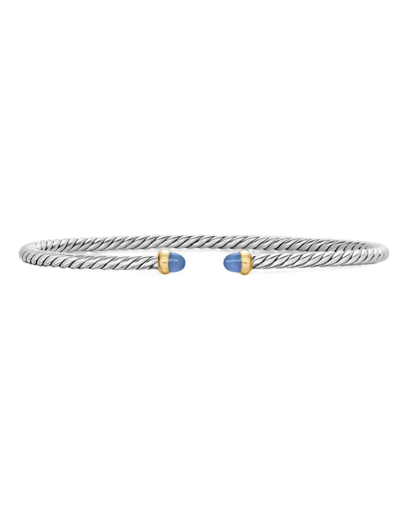 David Yurman micro Cablespira® flex bracelet - Silber Silber