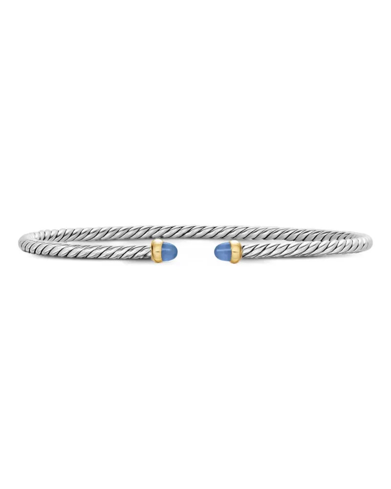 David Yurman micro Cablespira® flex bracelet - Silber Silber