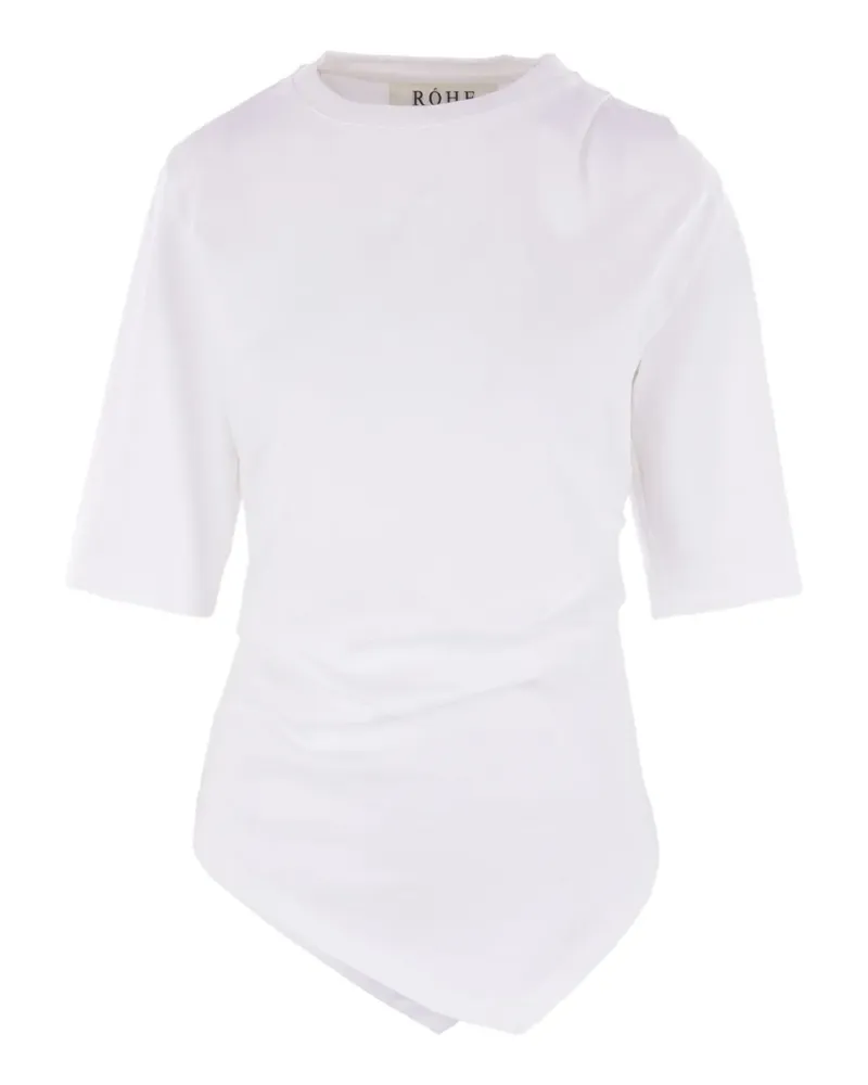 Róhe Asymmetrisches T-Shirt - Weiß Weiß