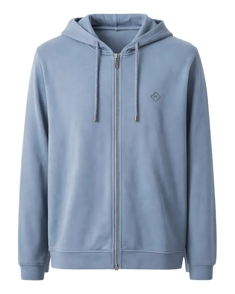 Pal Zileri zip-up hoodie - Blau Blau