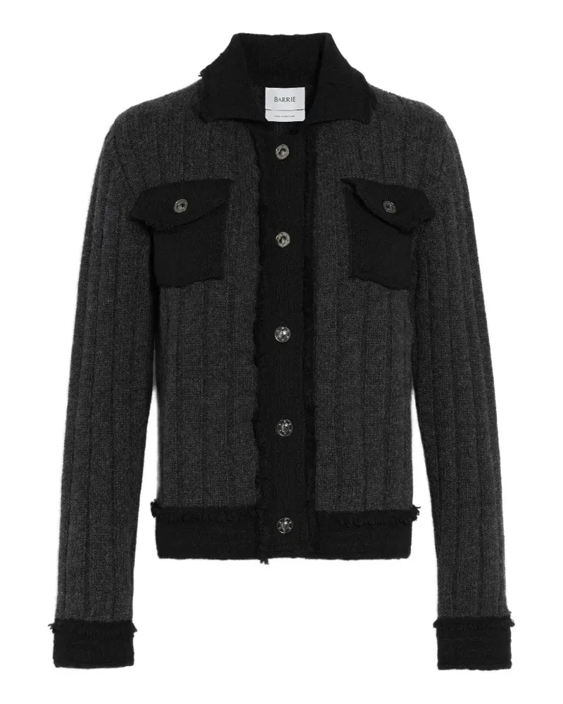 Barrie Gerippte Jacke in Jeansoptik - Grau Grau