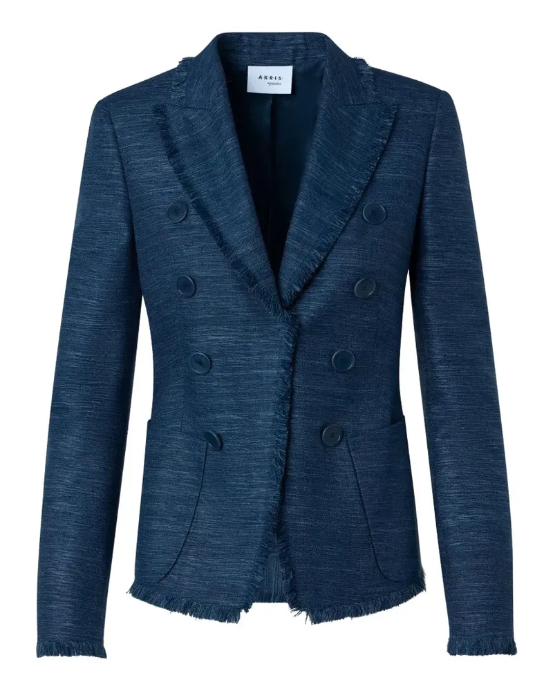 Akris Doppelreihiger Blazer - Blau Blau