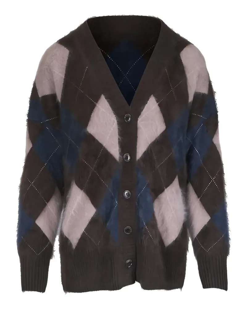 Lisa Yang Elaria Cardigan mit Knöpfen - Braun Braun