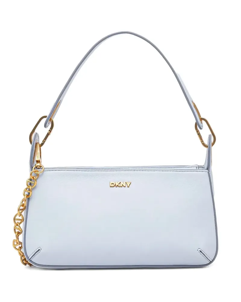 DKNY Schultertasche aus Leder - Blau Blau