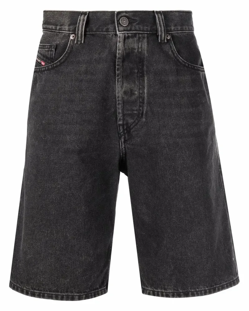 Diesel D-MACS-Z Jeans-Shorts - Schwarz Schwarz