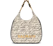 1945 große Soft Hobo Schultertasche - Weiß