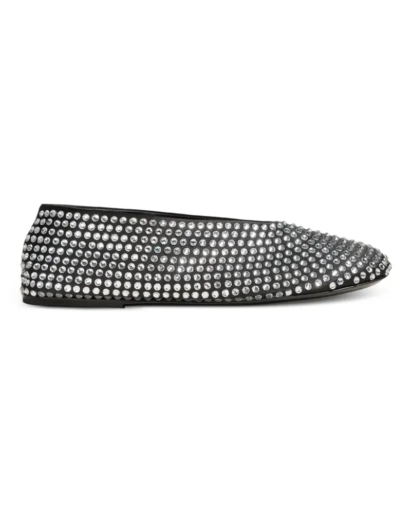 KHAITE studded ballet flat - Schwarz Schwarz