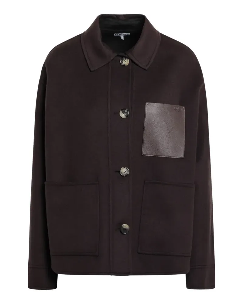Loewe Workwear-Jacke aus Wolle und Kaschmir - Braun Braun