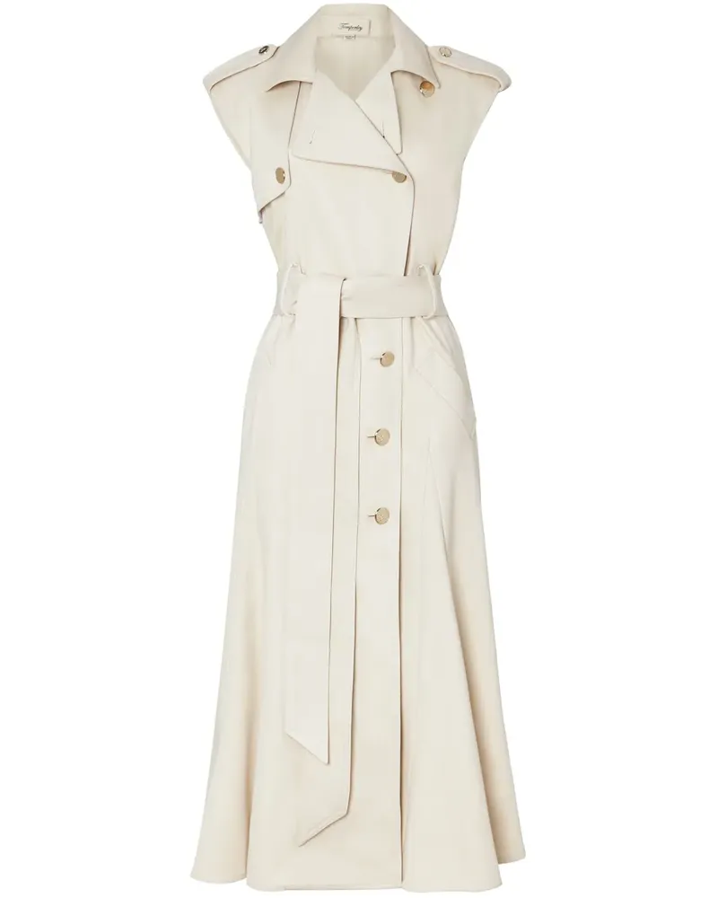 Temperley London Ärmelloser Javier Trenchcoat - Nude Nude