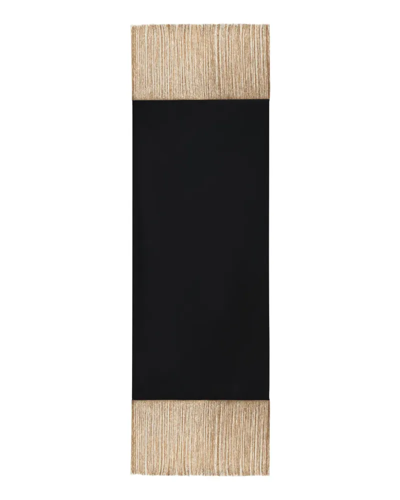 Taller Marmo Zizi Sole fringed scarf - Schwarz Schwarz