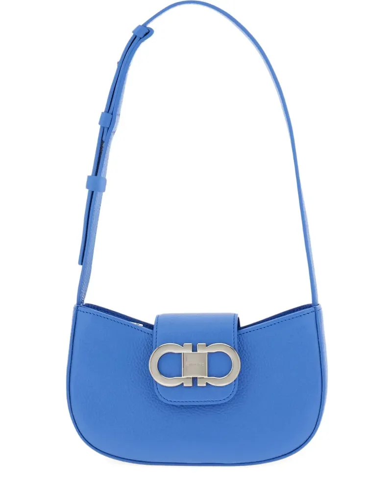 Ferragamo Mini-Tasche aus Leder - Blau Blau