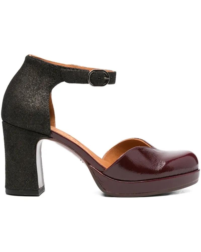 Chie Mihara Damaho Sandalen mit Blockabsatz 80mm - Rot Rot