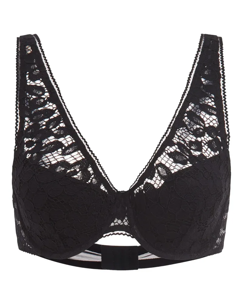 Wolford Bestickter BH - Schwarz Schwarz