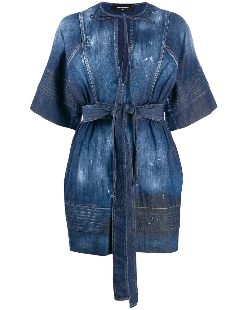 Dsquared2 Klassisches Jeanskleid - Blau Blau
