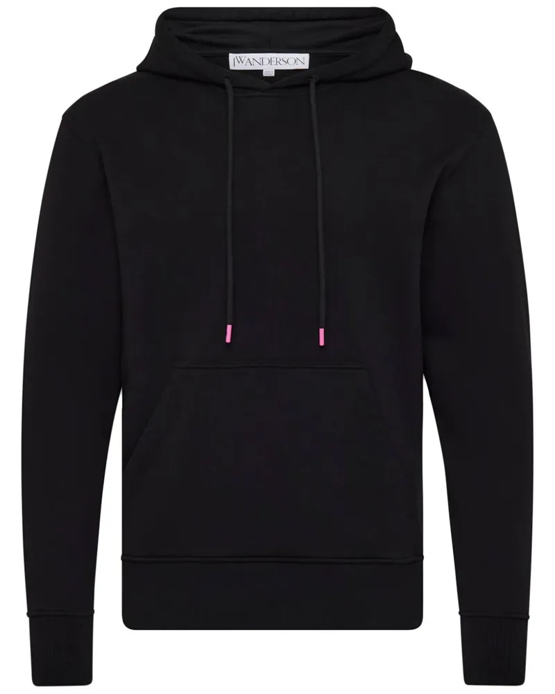 J.W.Anderson Hoodie mit Spitzeneinsatz - Schwarz Schwarz