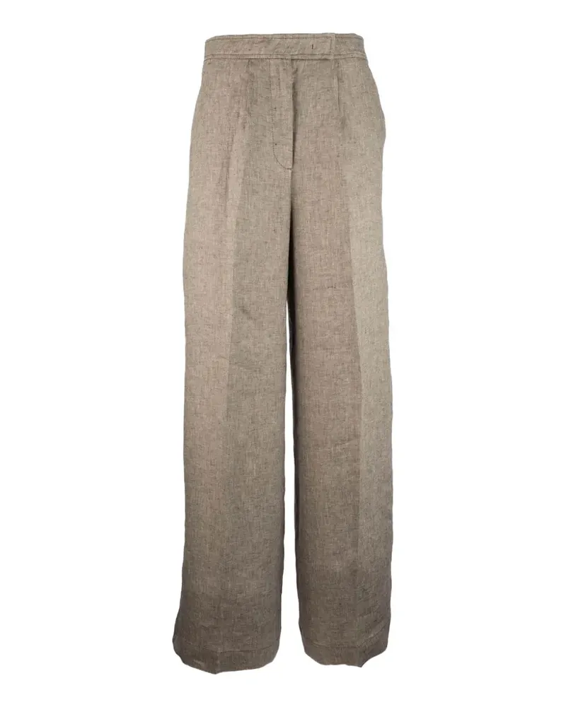 Paul & Shark wide-leg tailored trousers - Nude Nude