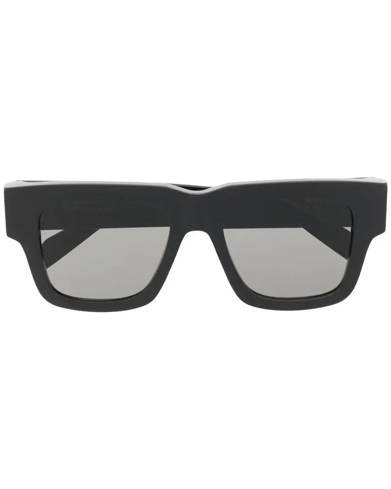 RETROSUPERFUTURE Eckige Mega Sonnenbrille - Schwarz Schwarz