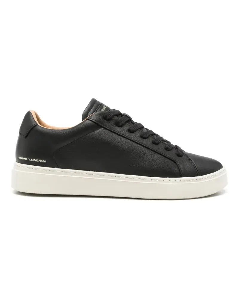 Crime Sneakers mit Logo-Print - Schwarz Schwarz
