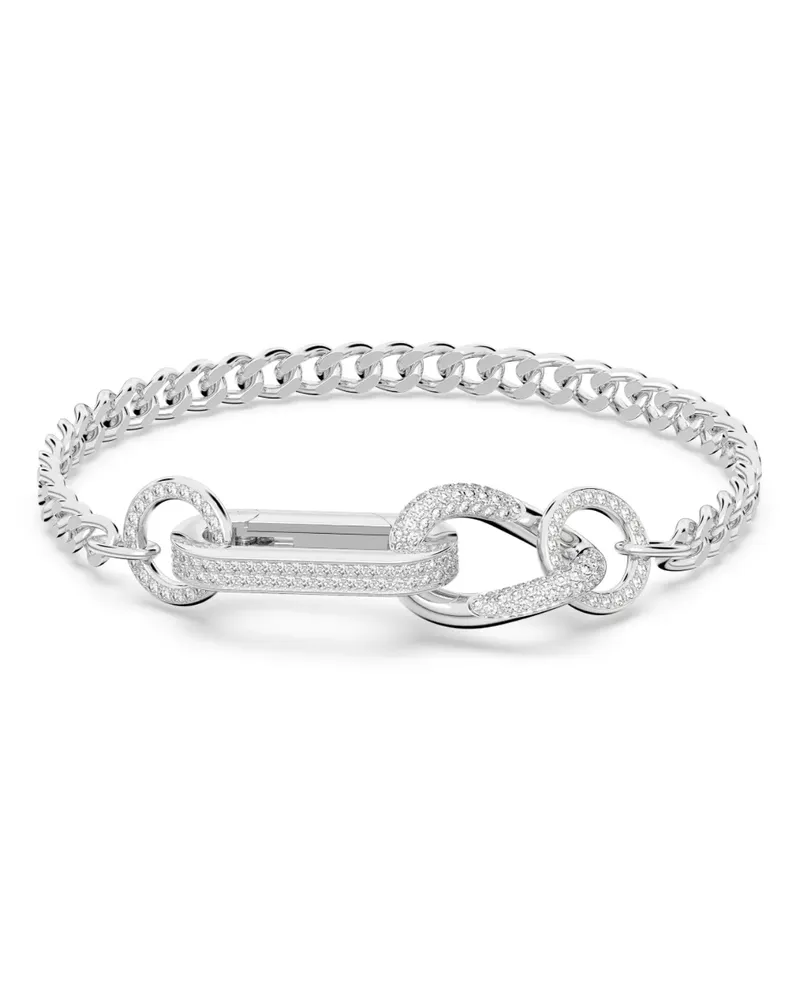 Swarovski Kettenarmband mit Kristallen - Silber Silber