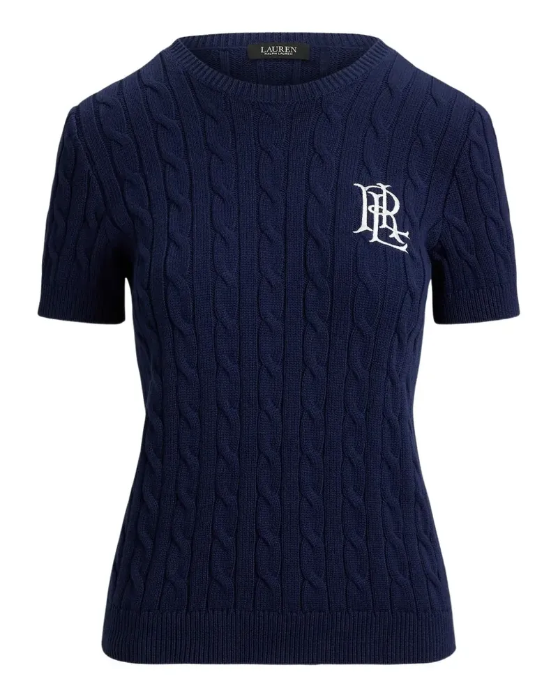 Ralph Lauren cable-knit logo jumper - Blau Blau