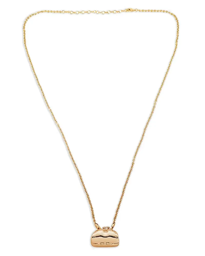 Max Mara Halskette in Taschenform - Gold Gold