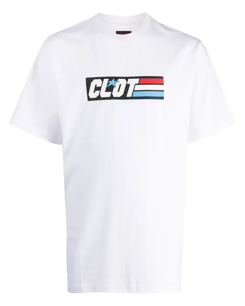CLOT T-Shirt mit Logo-Print - Weiß Weiß
