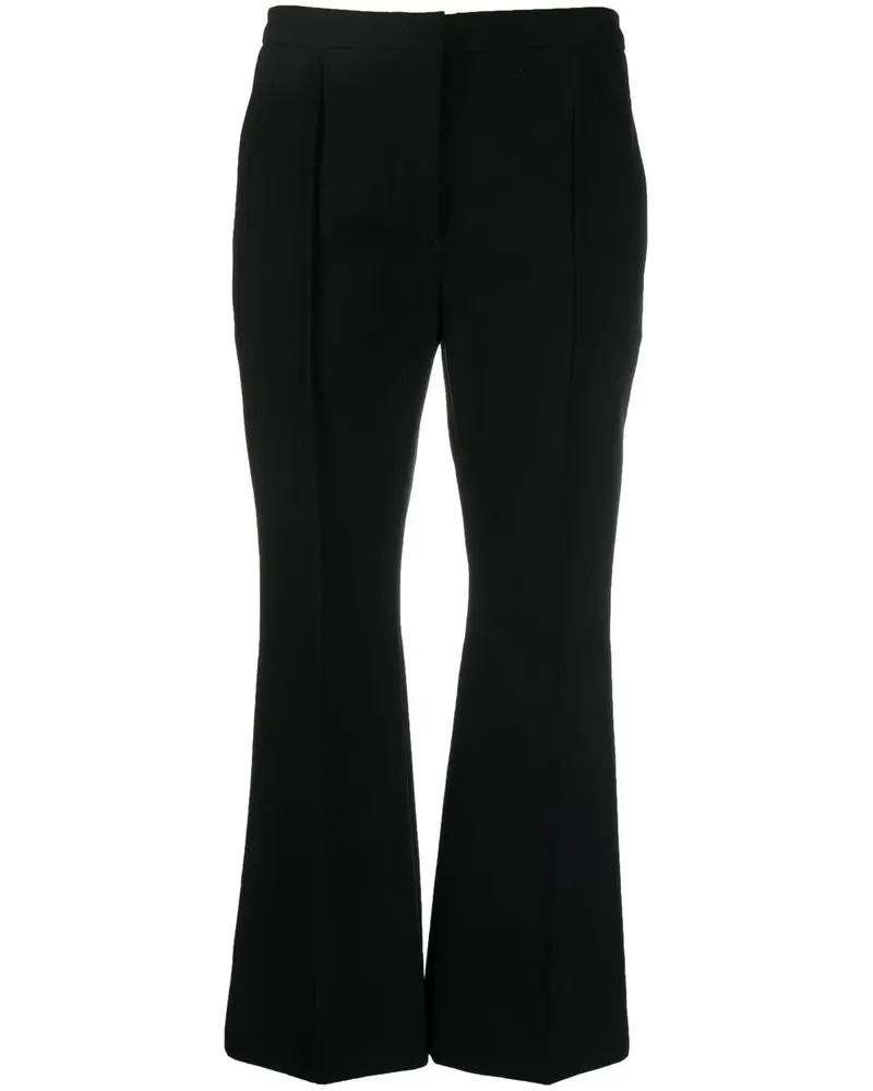 Jil Sander Klassische Cropped-Hose - Schwarz Schwarz