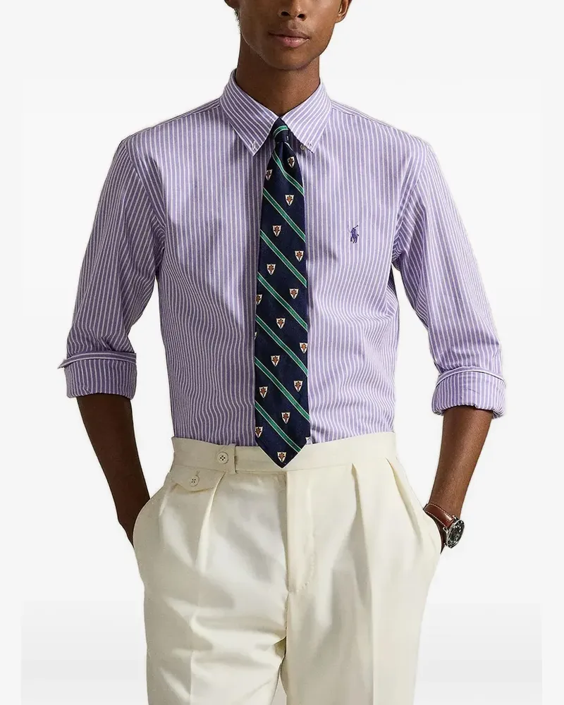 Ralph Lauren Gestreiftes Hemd - Violett Violett