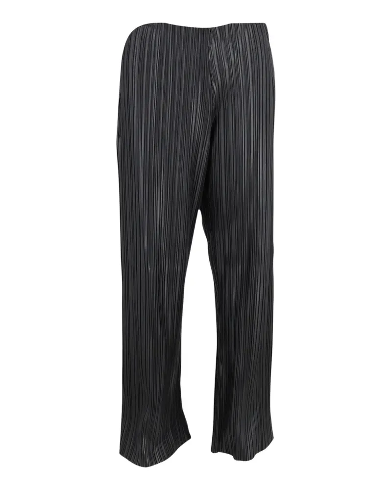 Nanushka Hose mit Falten - Schwarz Schwarz