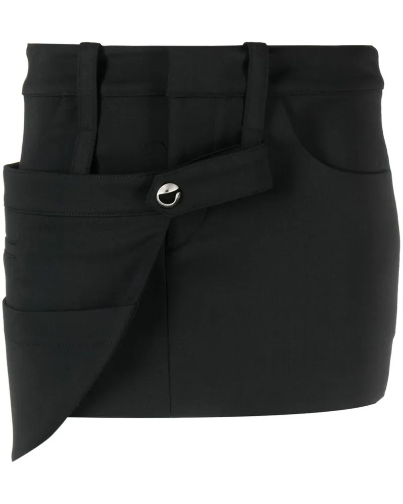 COPERNI Minirock mit Riemen - Schwarz Schwarz
