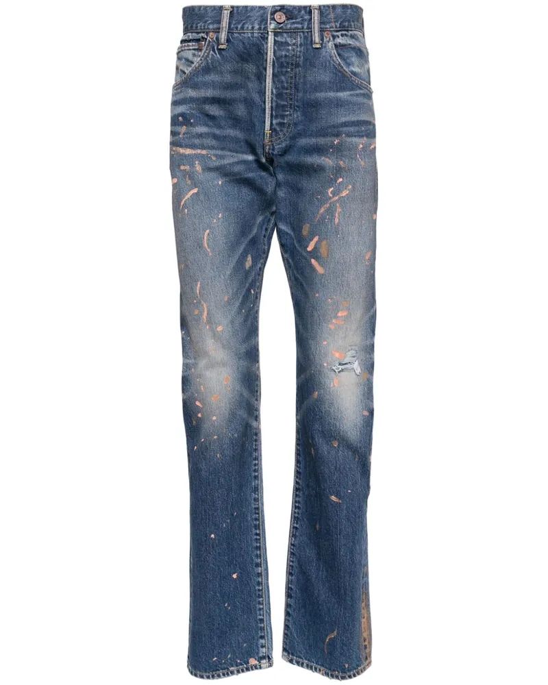 Visvim Social Sculpture Jeans Blau