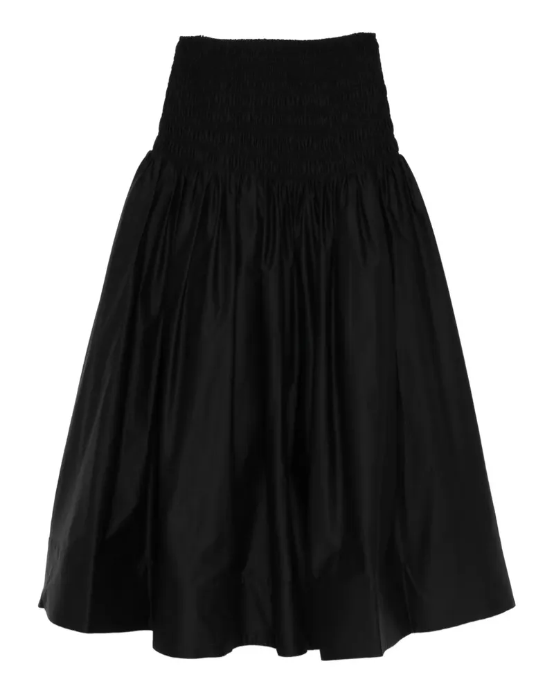 Self-Portrait Maxirock mit Einsätzen - Schwarz Schwarz