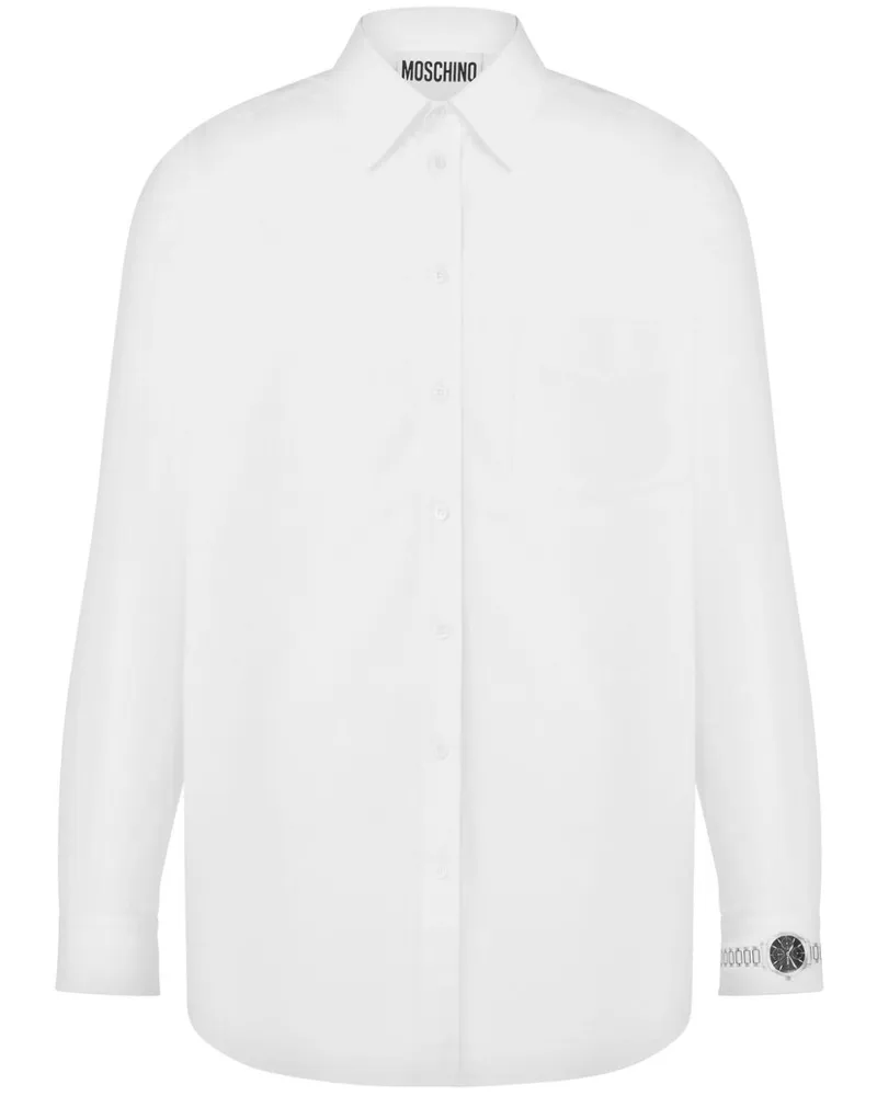 Moschino Langärmeliges Hemd - Weiß Weiß