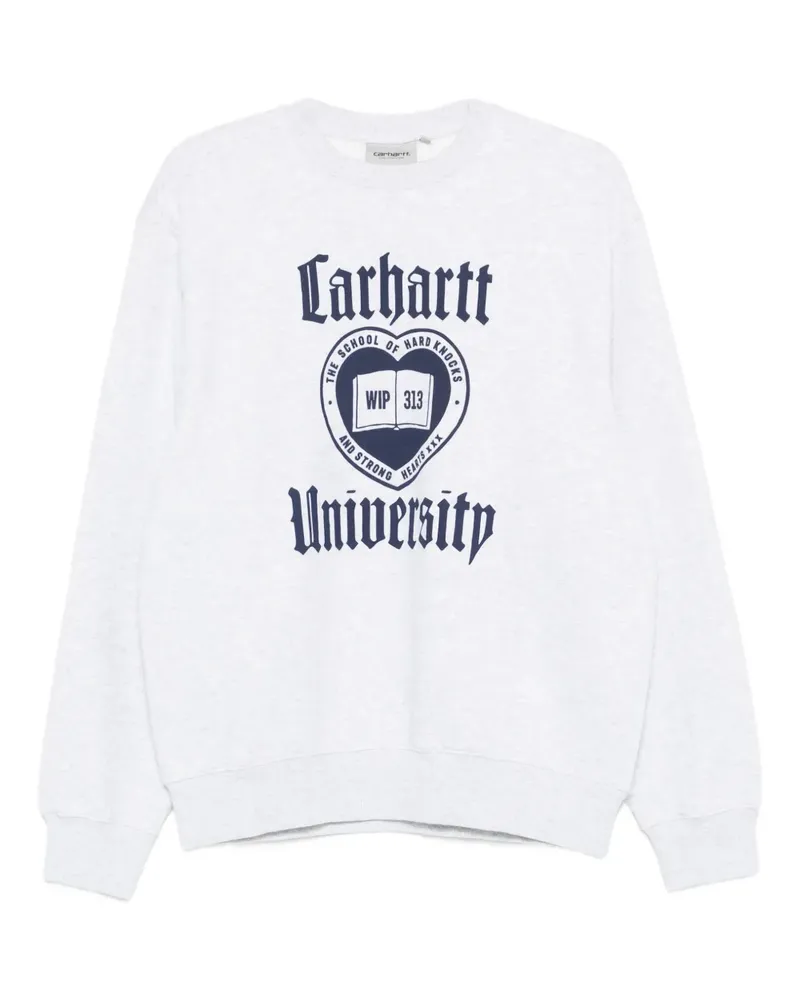 Carhartt WIP Schooling Sweatshirt mit grafischem Print - Grau Grau