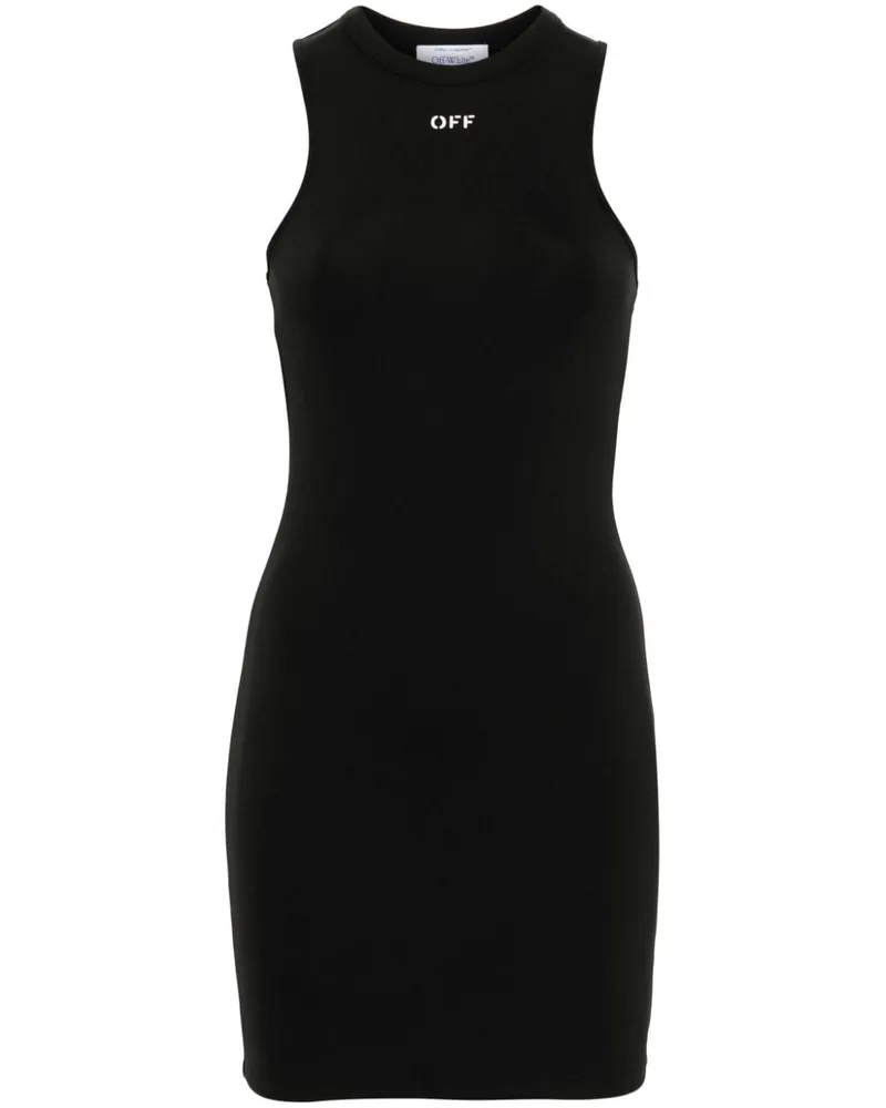 OFF-WHITE Sleek Rowing Minikleid - Schwarz Schwarz