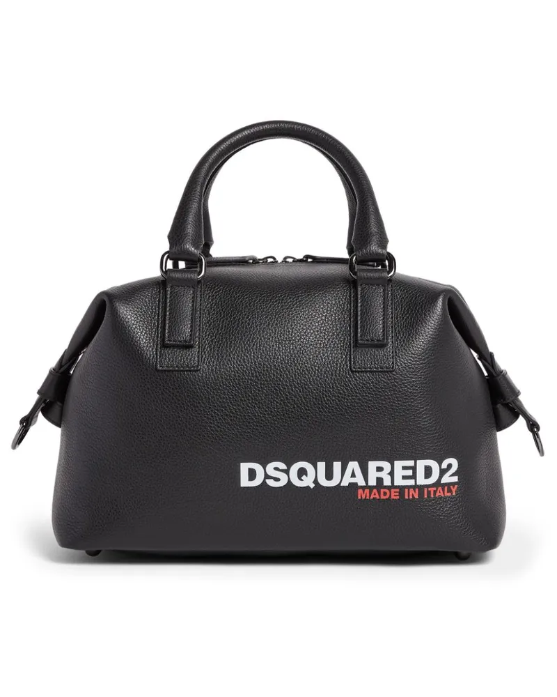 Dsquared2 Reisetasche mit Logo-Print Schwarz