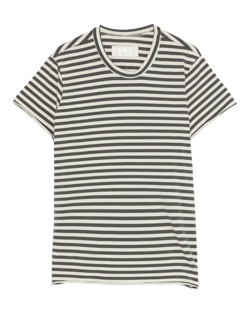 LABO.ART Gestreiftes T-Shirt - Grau Grau