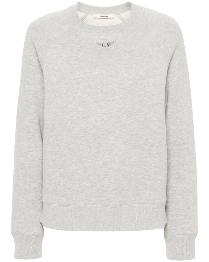 Zadig & Voltaire Meliertes Sweatshirt - Grau Grau