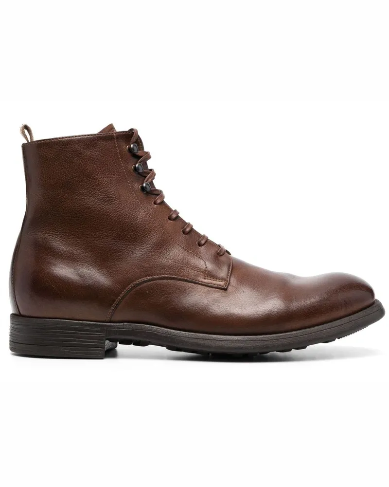 Officine Creative Italia Chronicle Stiefel mit Reißverschluss - Braun Braun