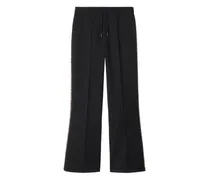 Karierte Jogginghose - Schwarz