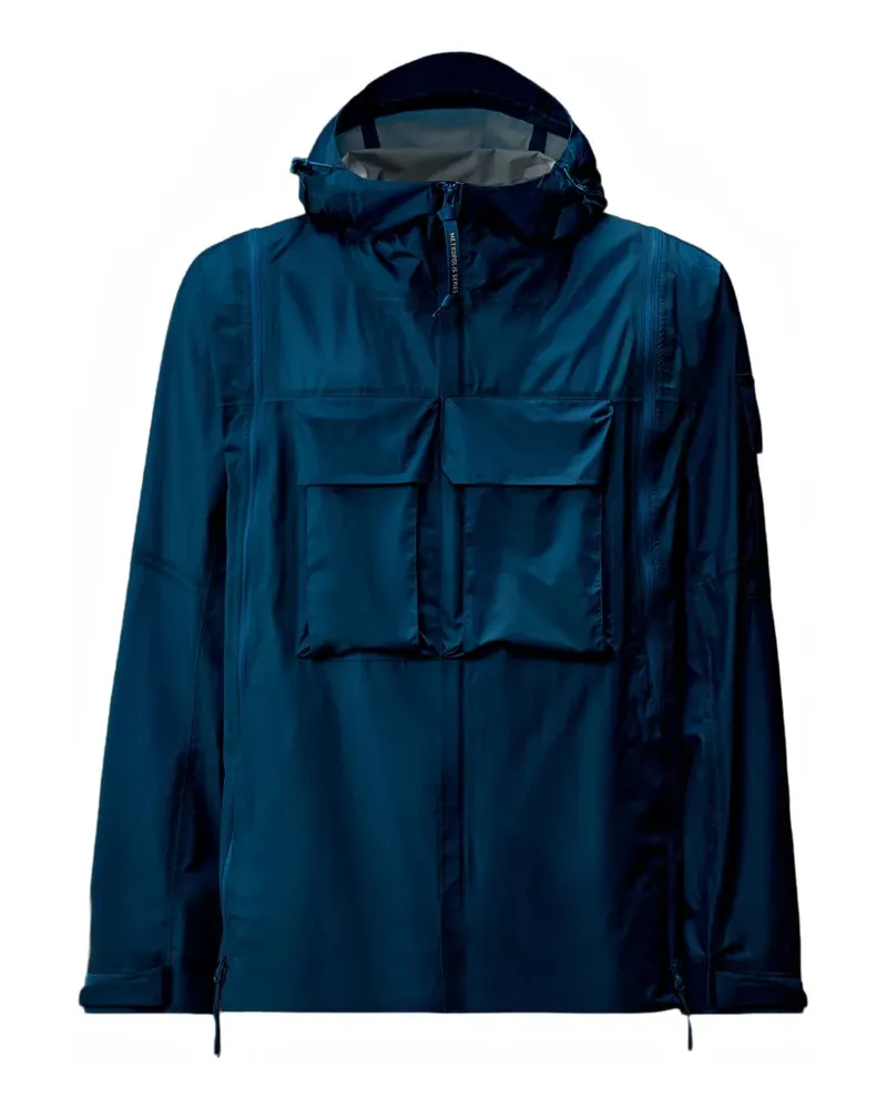 C.P. Company Kapuzenjacke mit Vordertaschen - Blau Blau