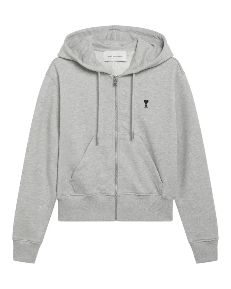 AMI Paris Ami de Coeur zip-up hoodie - Grau Grau