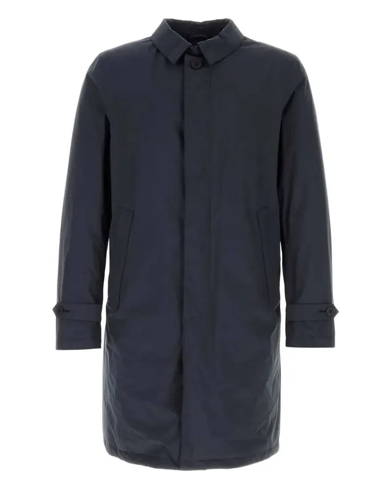 Herno single-breasted trench parka - Blau Blau