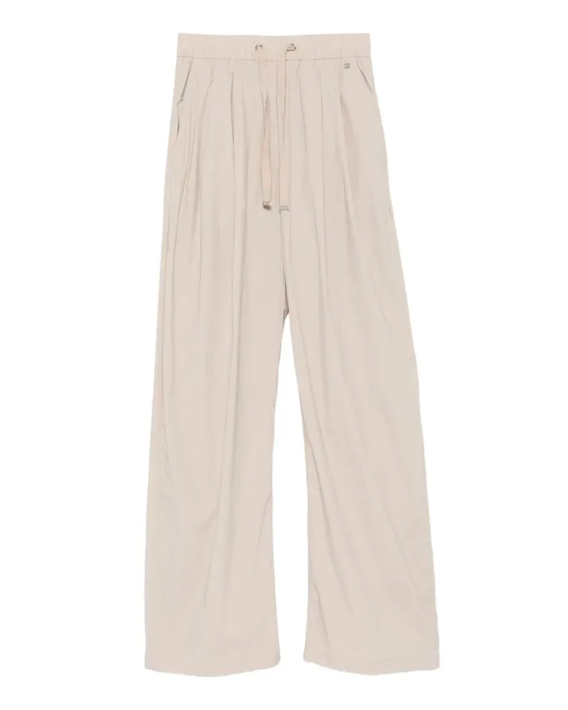 Herno drawstring elasticated-waist trousers - Nude Nude