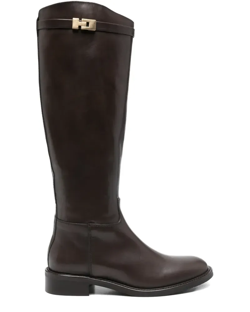 Julie Dee Stiefel mit Schnallenverschluss 30mm - Braun Braun