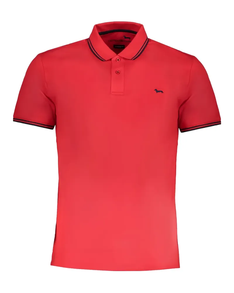 Harmont & Blaine logo-embroidered polo shirt - Rot Rot