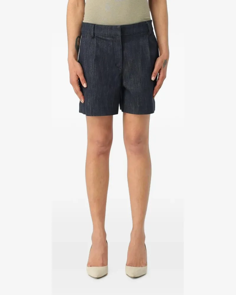 Brunello Cucinelli tailored pleated shorts - Blau Blau