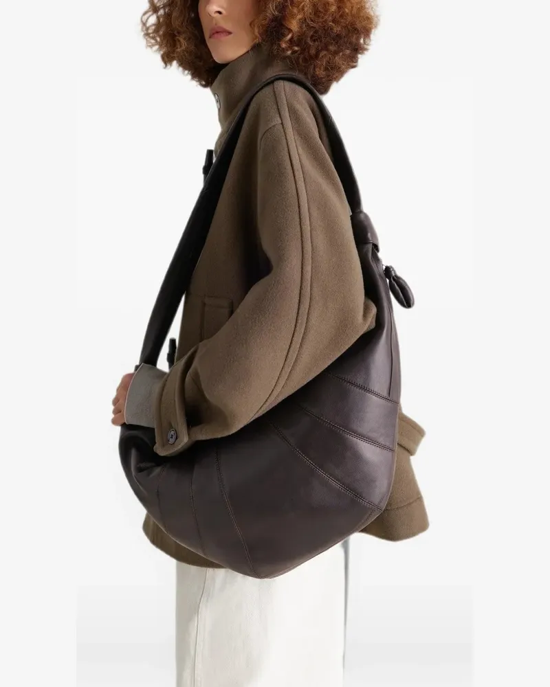 Christophe Lemaire Croissant Handtasche - Braun Braun